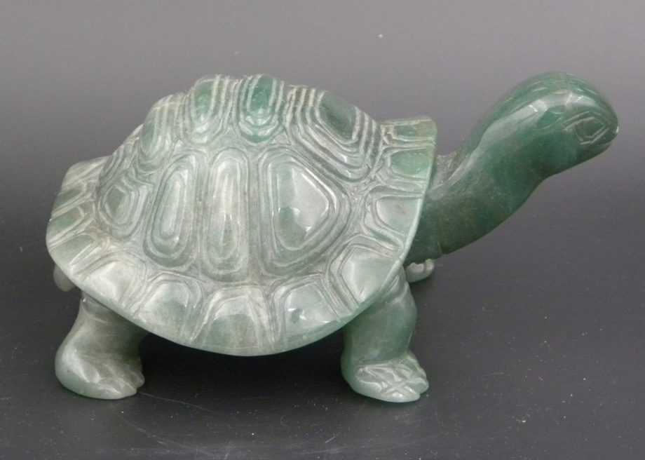 Aventurine Tortoise carving