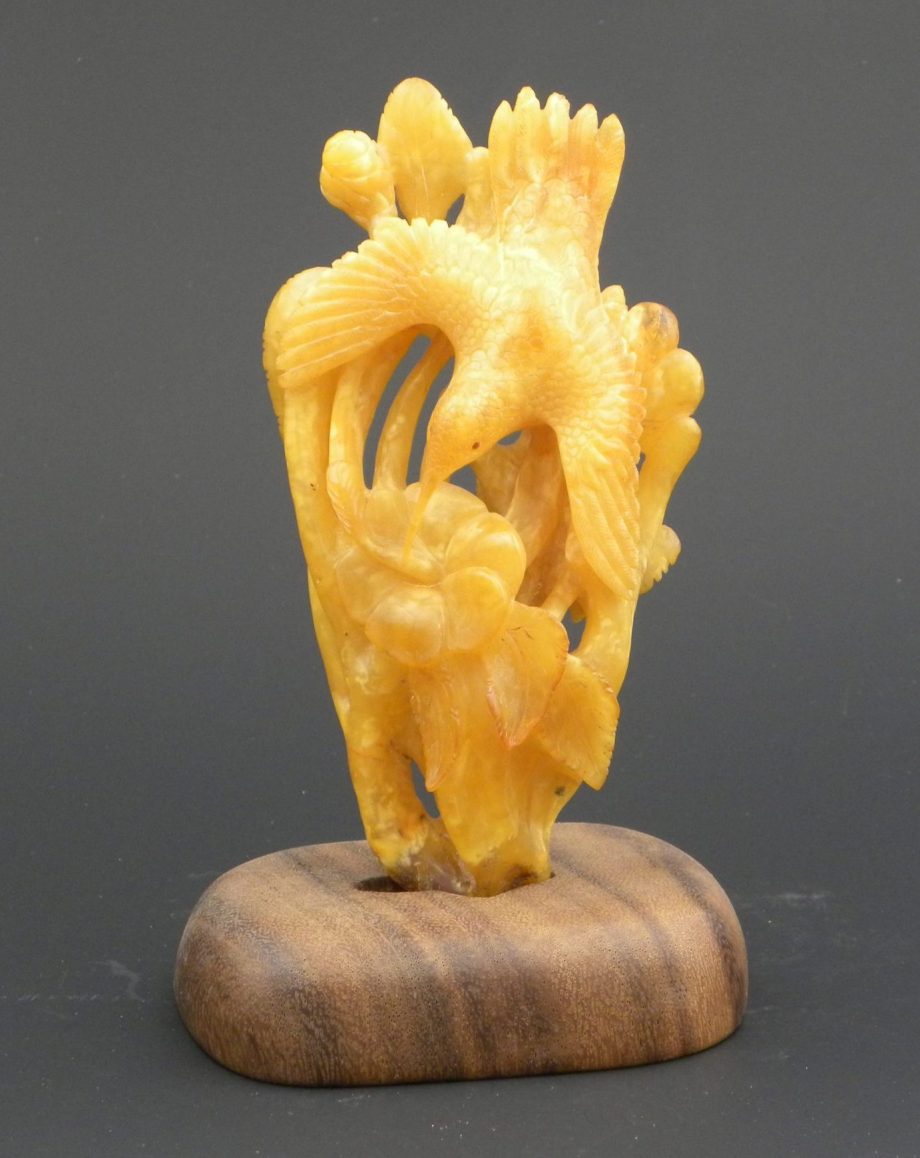 Large Amber Carving