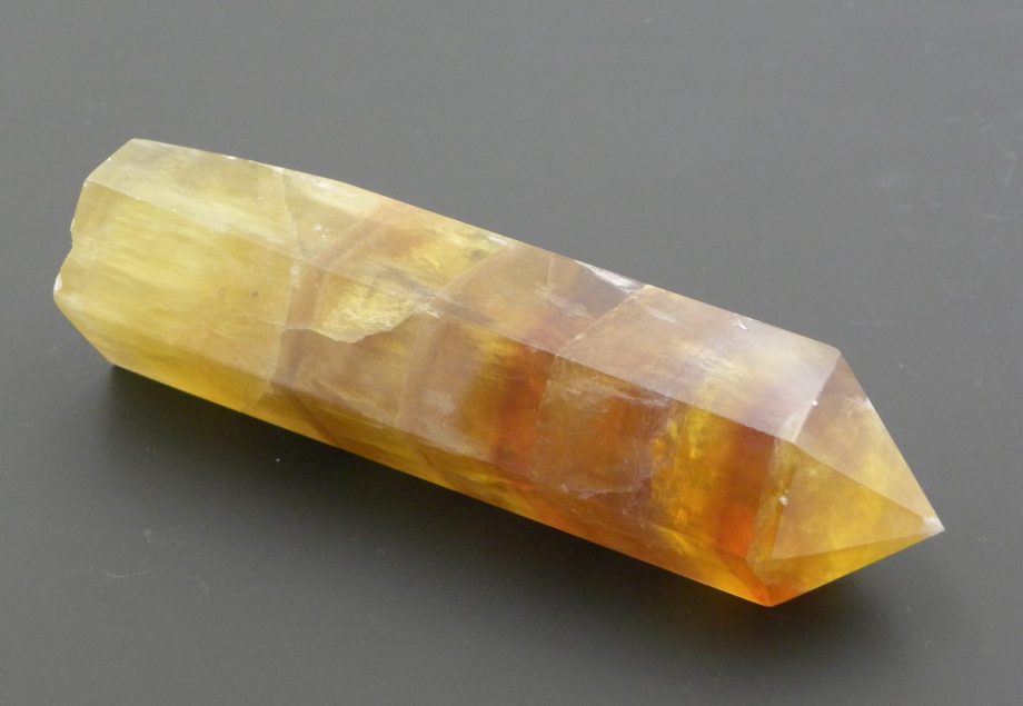 Yellow Fluorite Crystal Point
