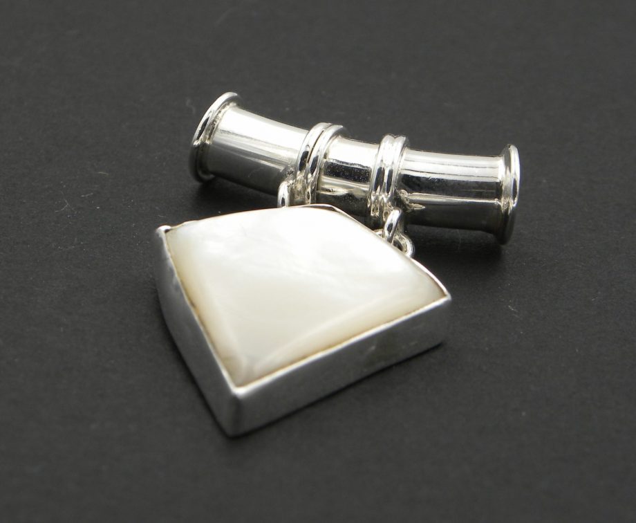 Mother of Pearl Pendant, set in sterling silver