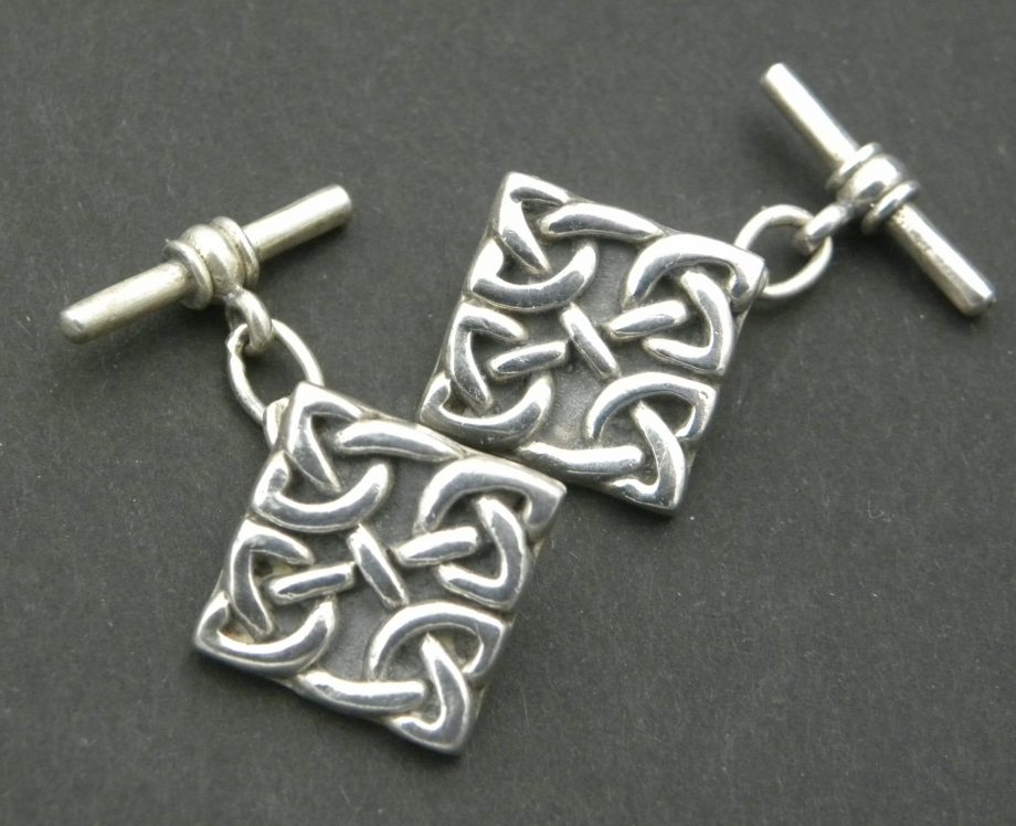 Sterling Silver Celtic Design Cufflinks