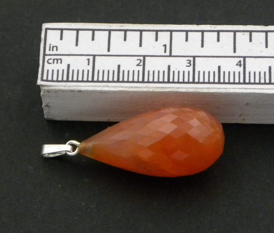 Carnelian Teardrop Pendant