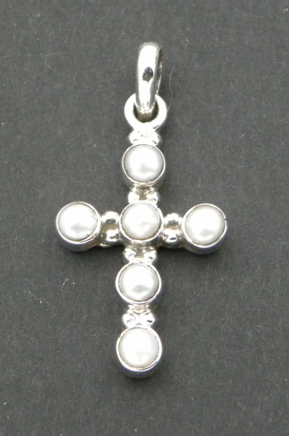Freshwater Pearl Cross Pendant