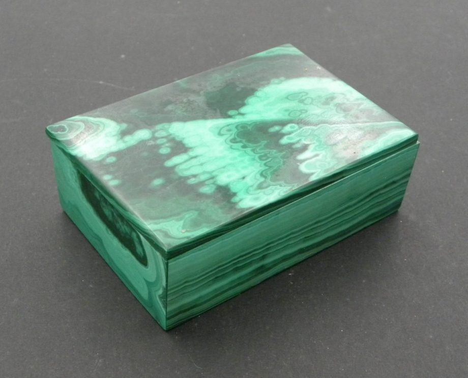 Solid Malachite 'Jewellery/Trinket' Box