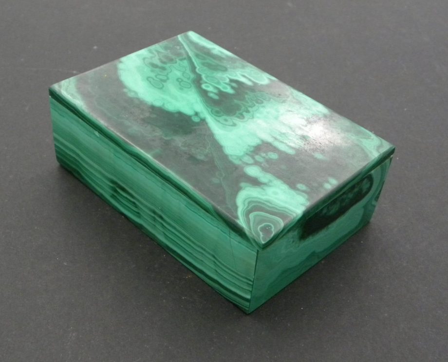 Solid Malachite 'Jewellery/Trinket' Box