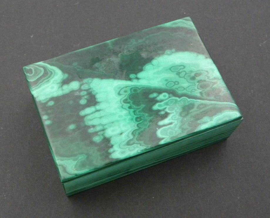Solid Malachite 'Jewellery/Trinket' Box