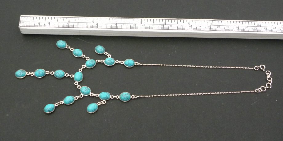 Blue Howlite Necklace