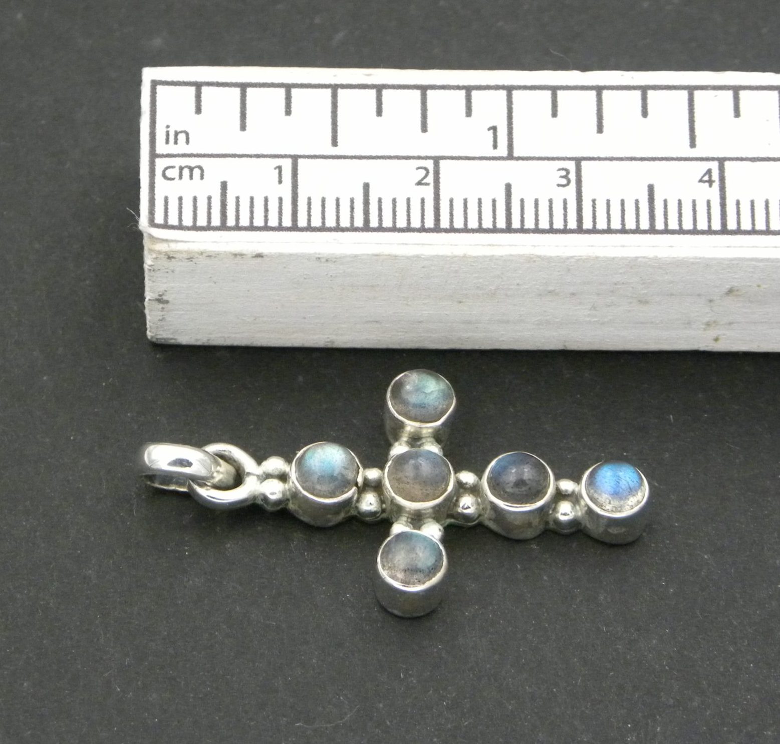 Labradorite Cross Pendant