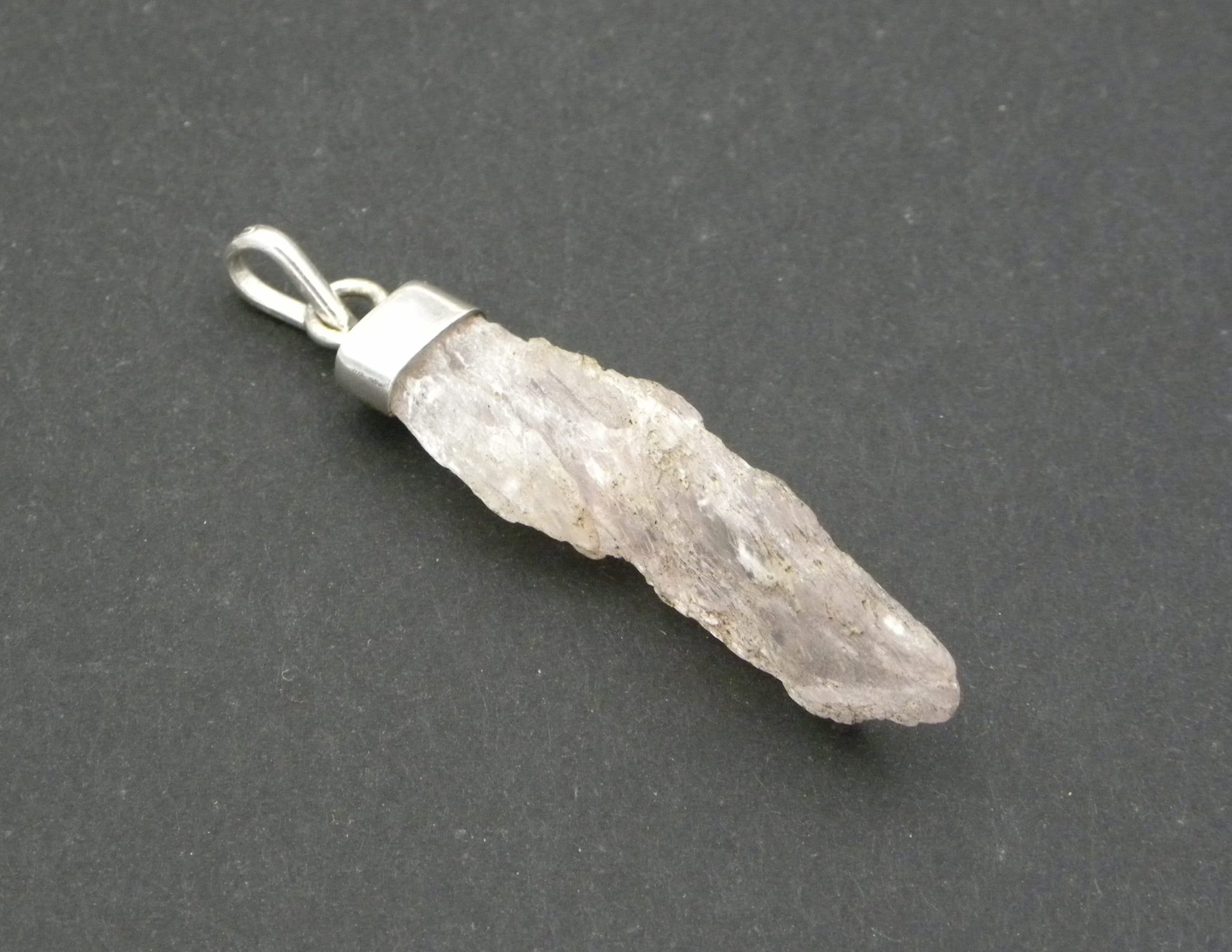 Kunzite Crystal Pendant
