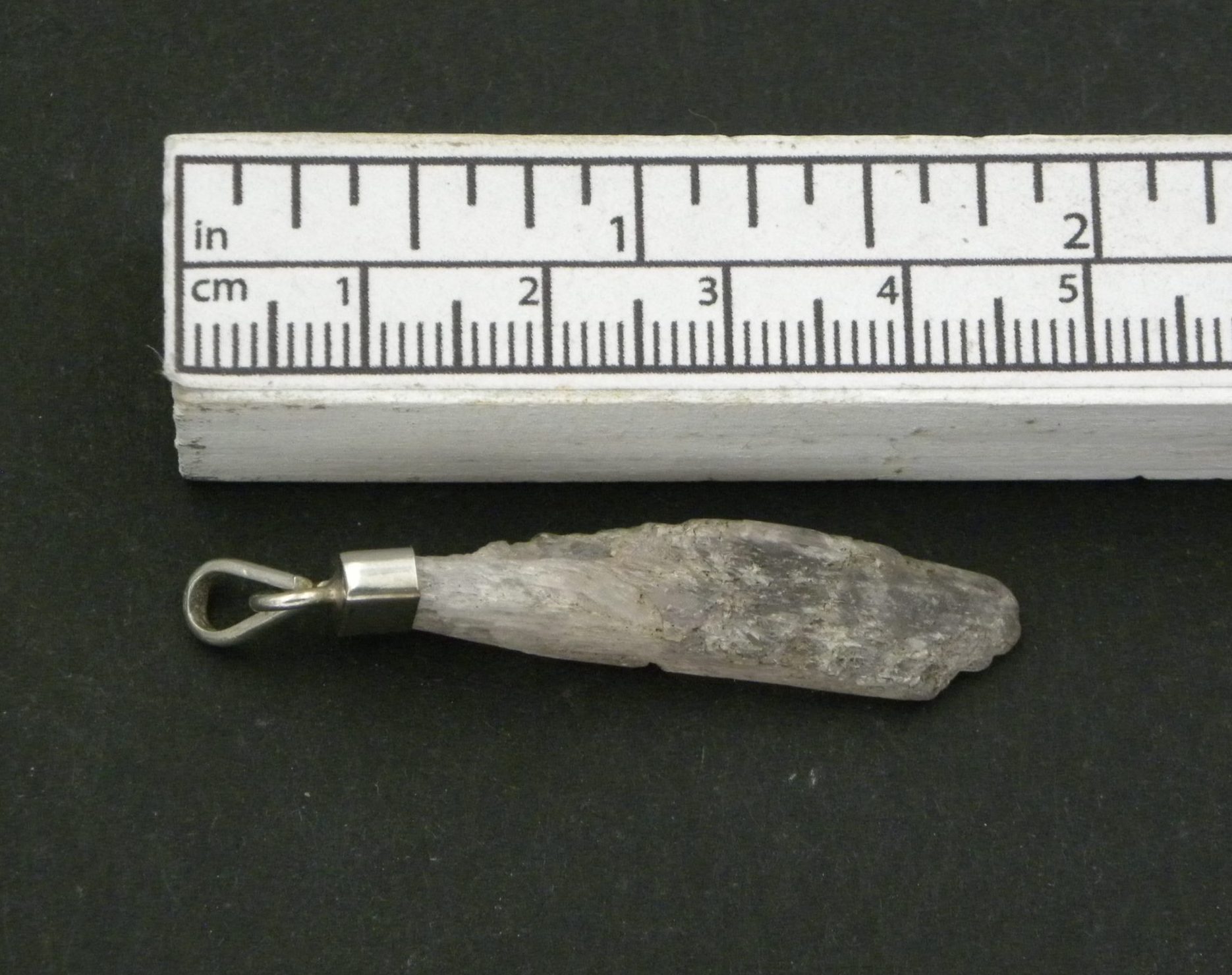 Kunzite Crystal Pendant