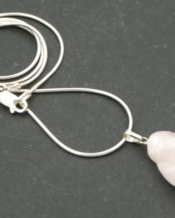 Rose Quartz Buddha Pendant
