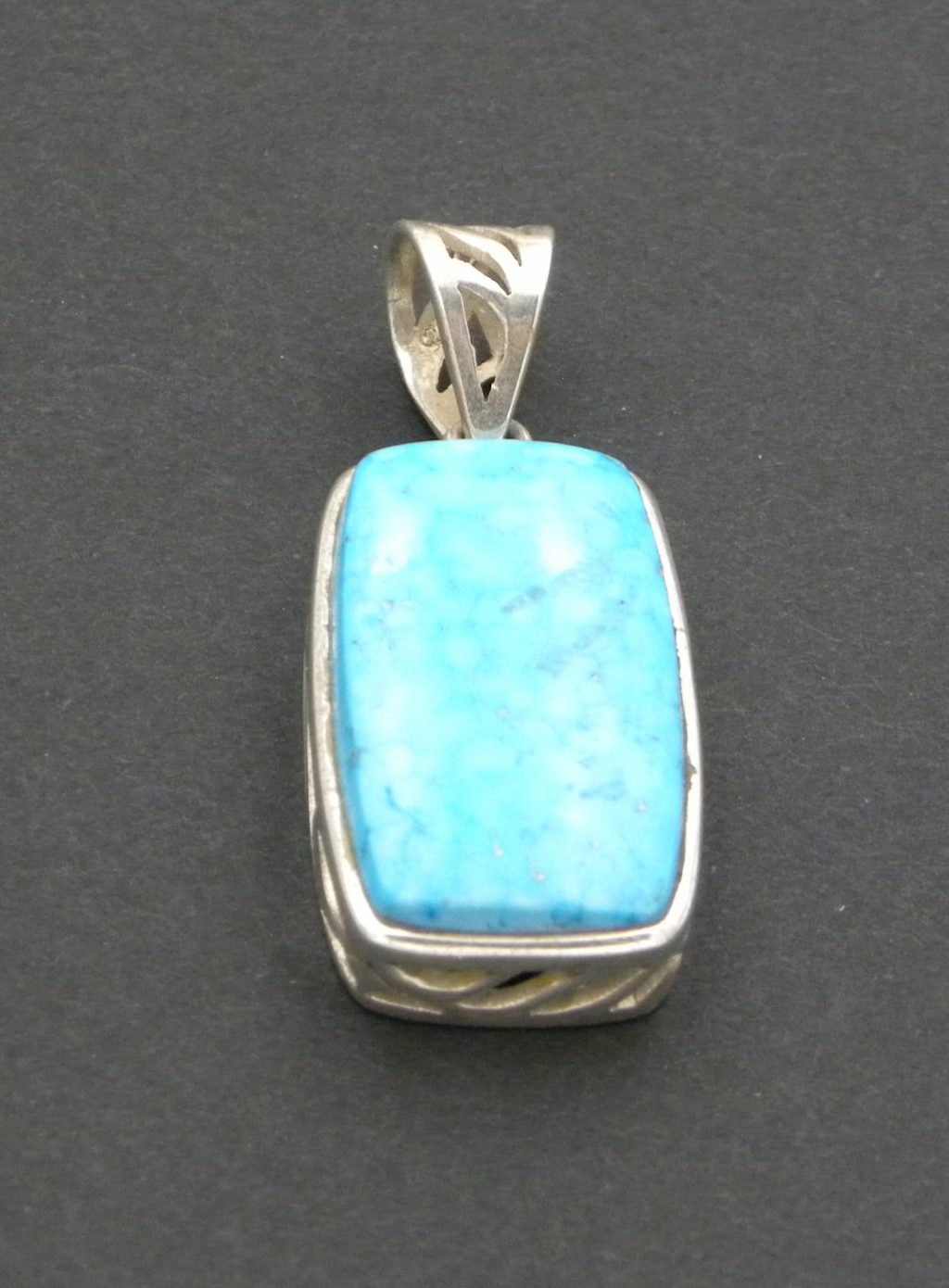 Large rectangular Turquoise Pendant