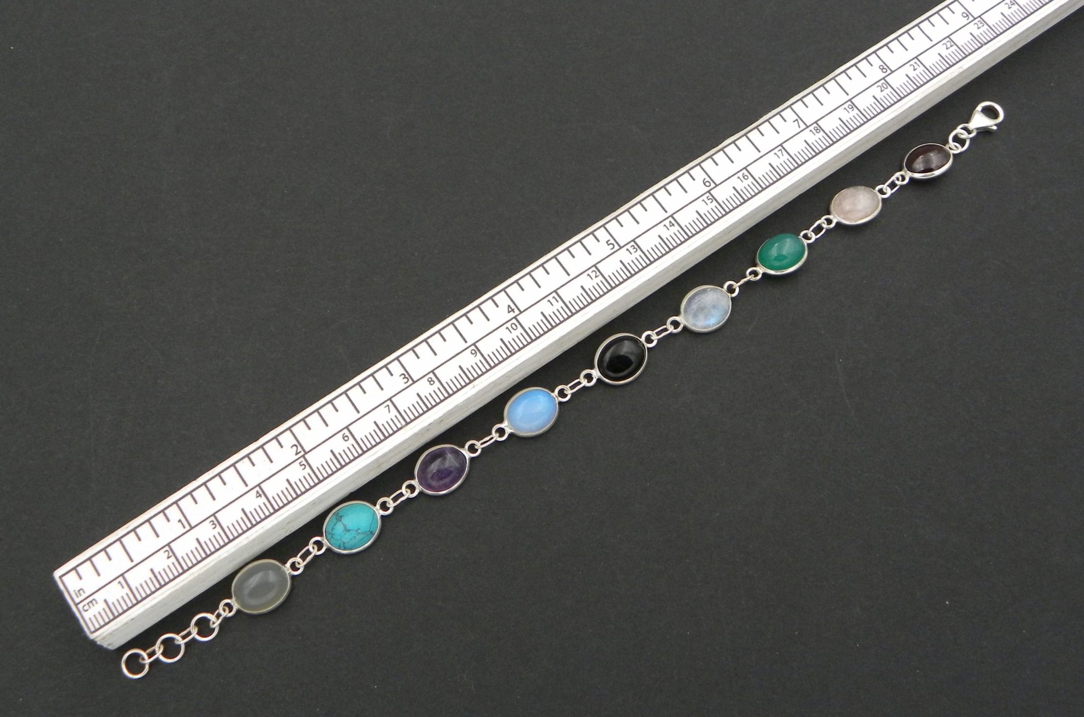 Multi Gem Bracelet