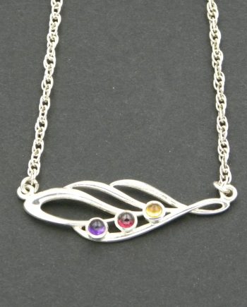 Sterling Silver Gemstone Necklace
