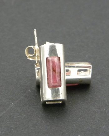 Rhodonite Stud Earrings