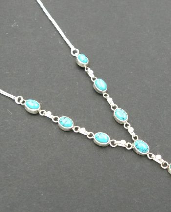 Blue Howlite Necklace