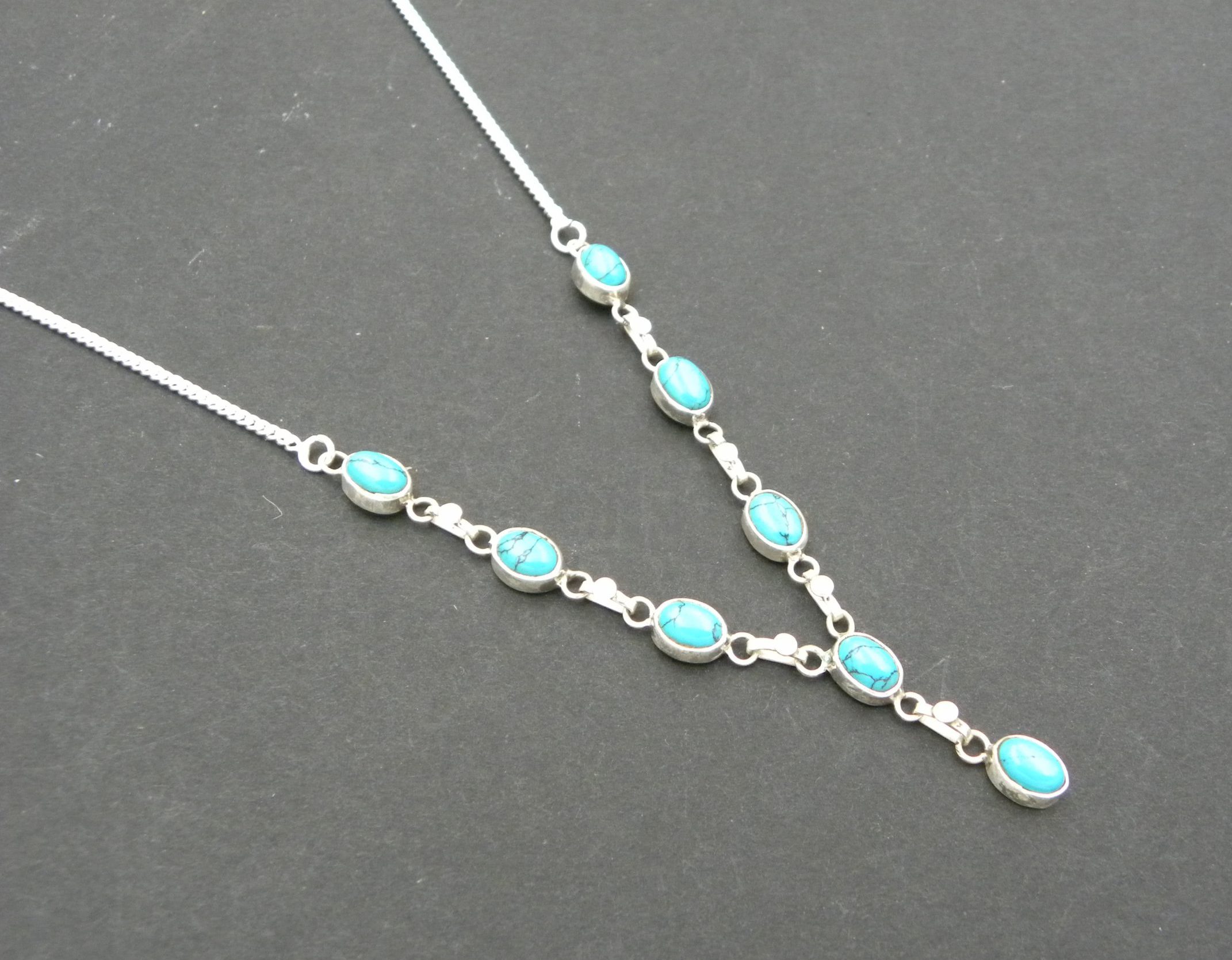Blue Howlite Necklace